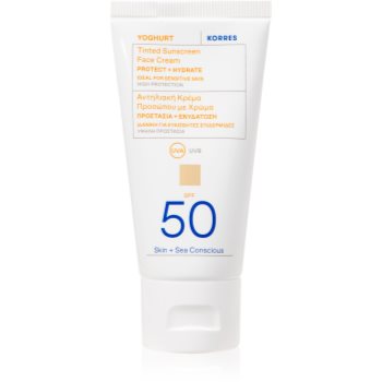 Korres Yoghurt Tinted Sunscreen lotiune de plaja tonifianta - imagine 2